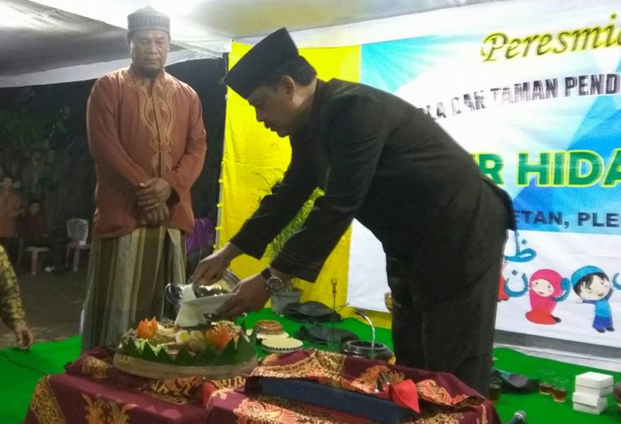 Lurah Desa Pleret; Resmikan Mushola dan TPA Nur Hidayah