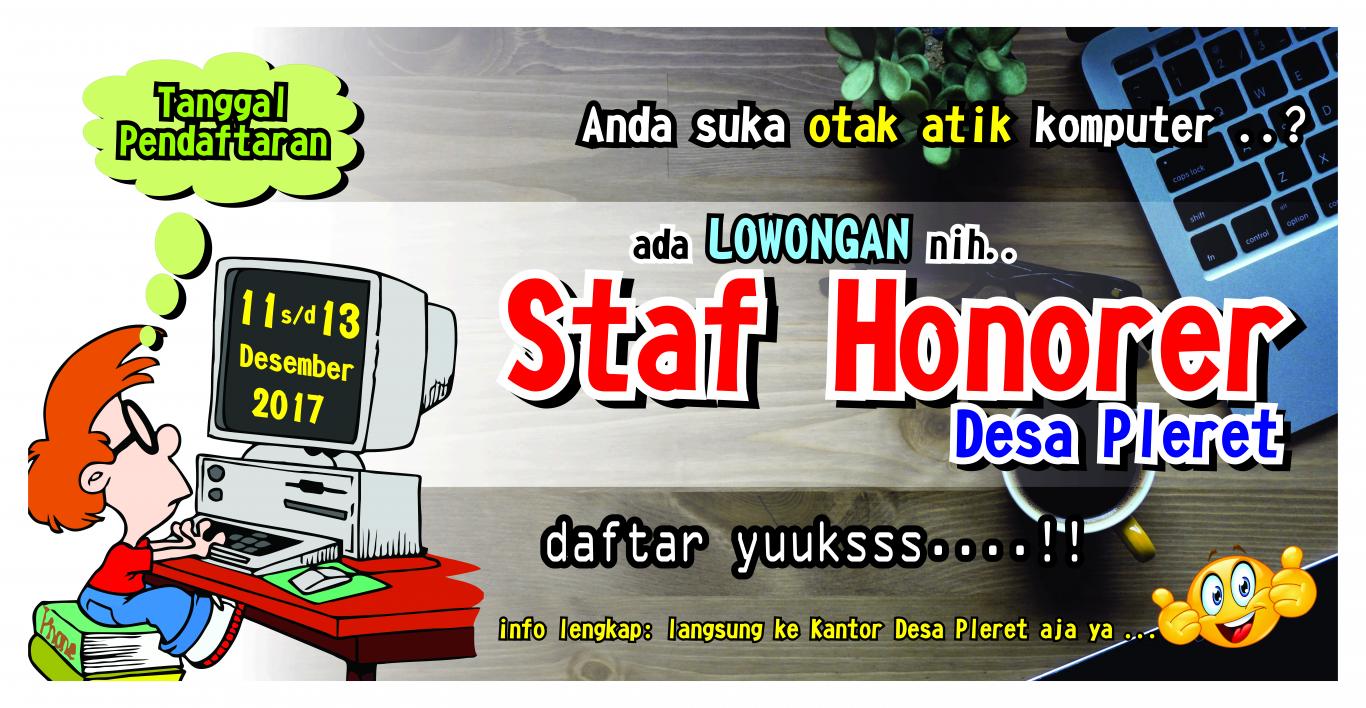 Lowongan Staf Honorer Desa