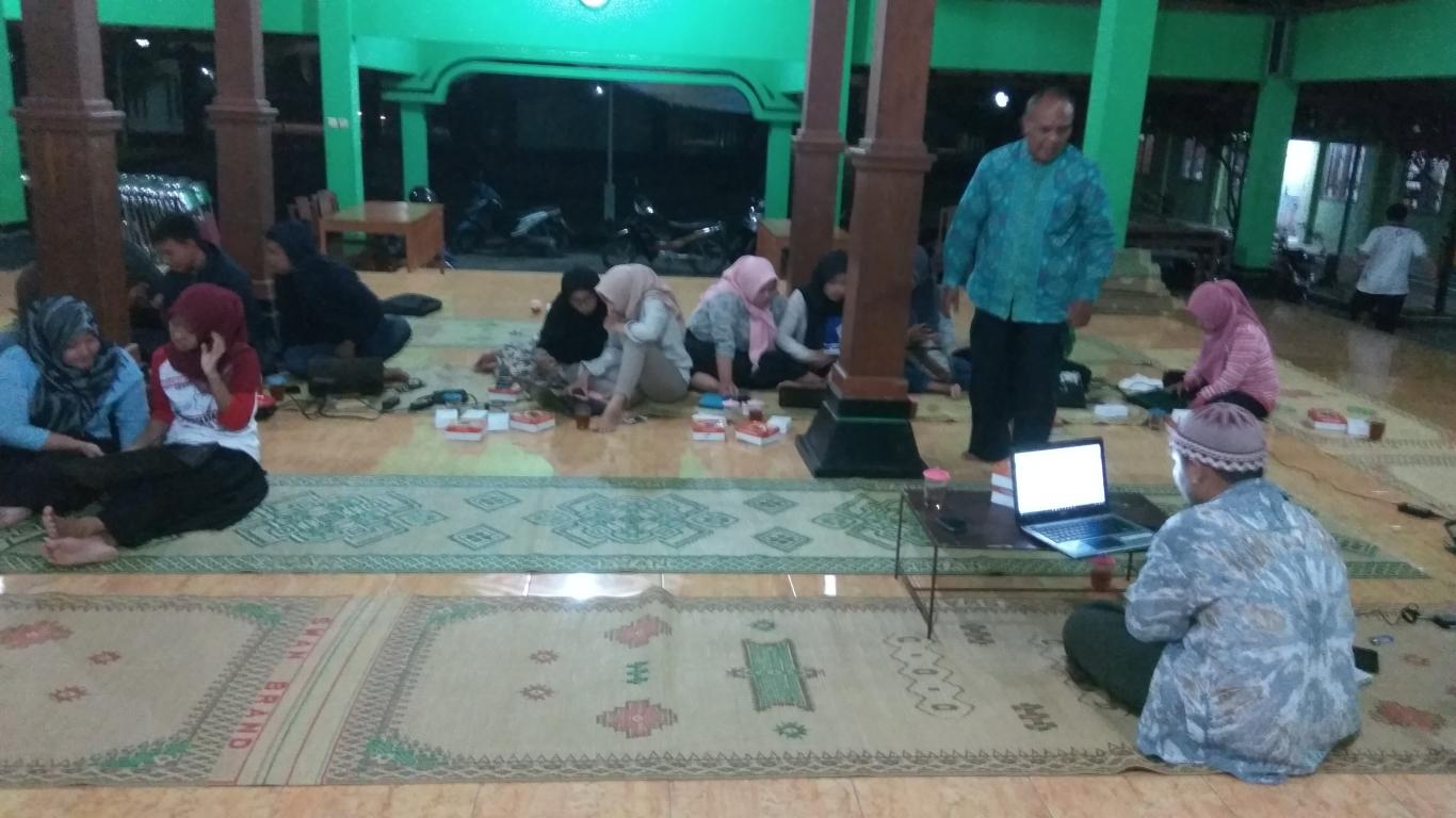 Karang Taruna Desa Pleret, Pelatihan Entry Data Prodeskel