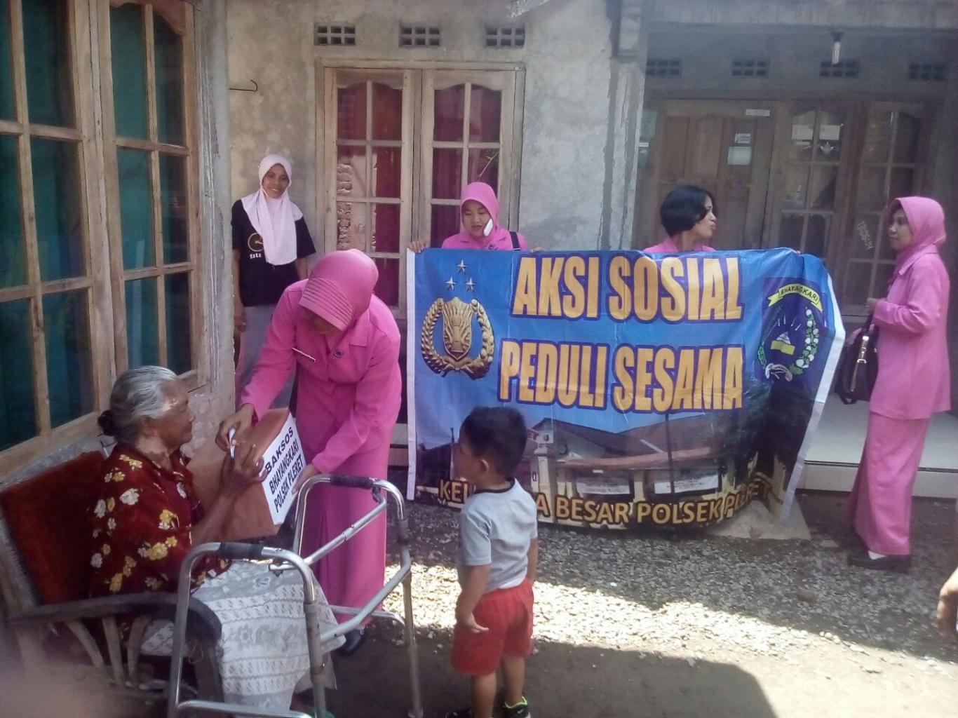 GIAT BAKSOS, Kapolsek Pleret Terjun Langsung ke Lapangan