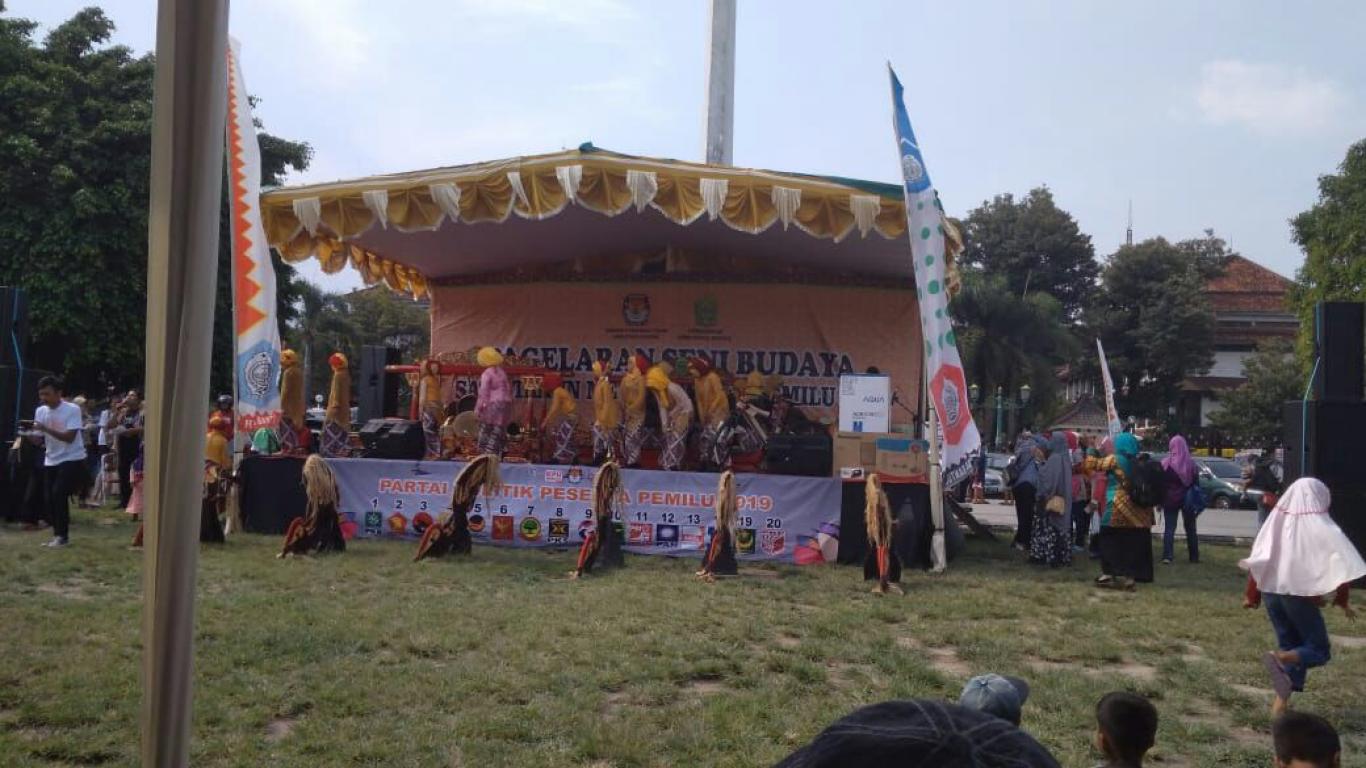 Adakan Pagelaran Seni Budaya, KPU songsong Pemilu 2019