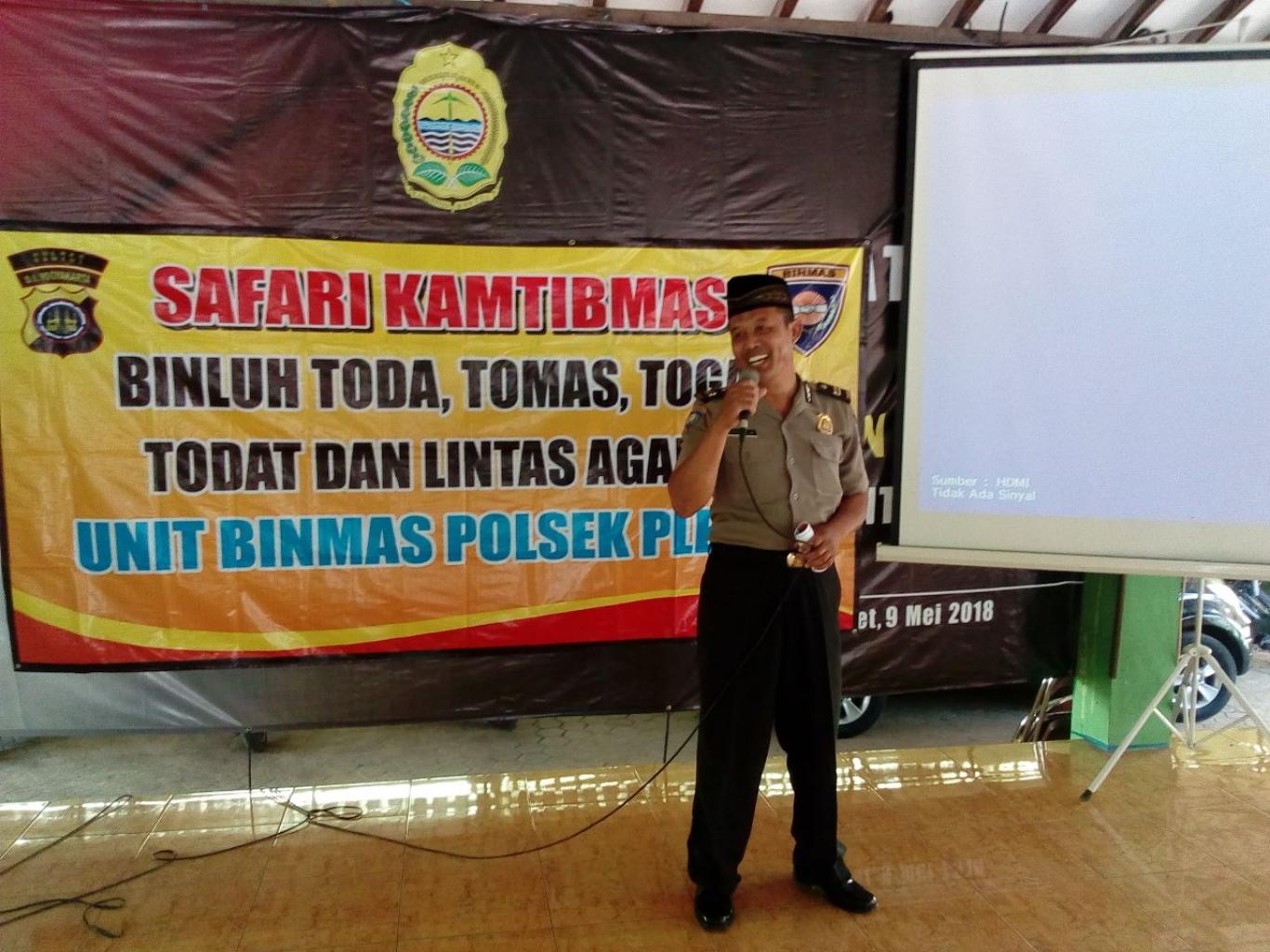 BINLUH POLRES BANTUL dalam Pertemuan Kaum Rois Desa Pleret