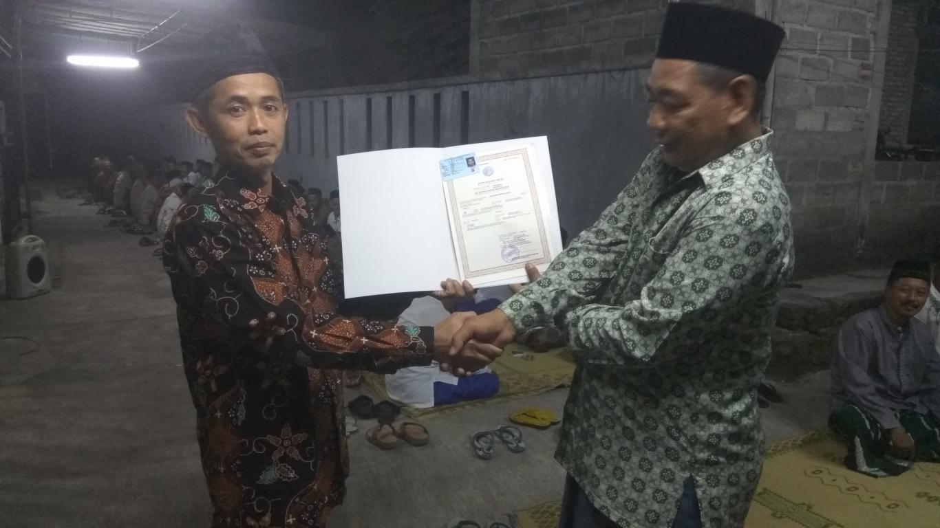 Ketua RT 04 Kedaton, fasilitasi warganya terbitkan akte kematian