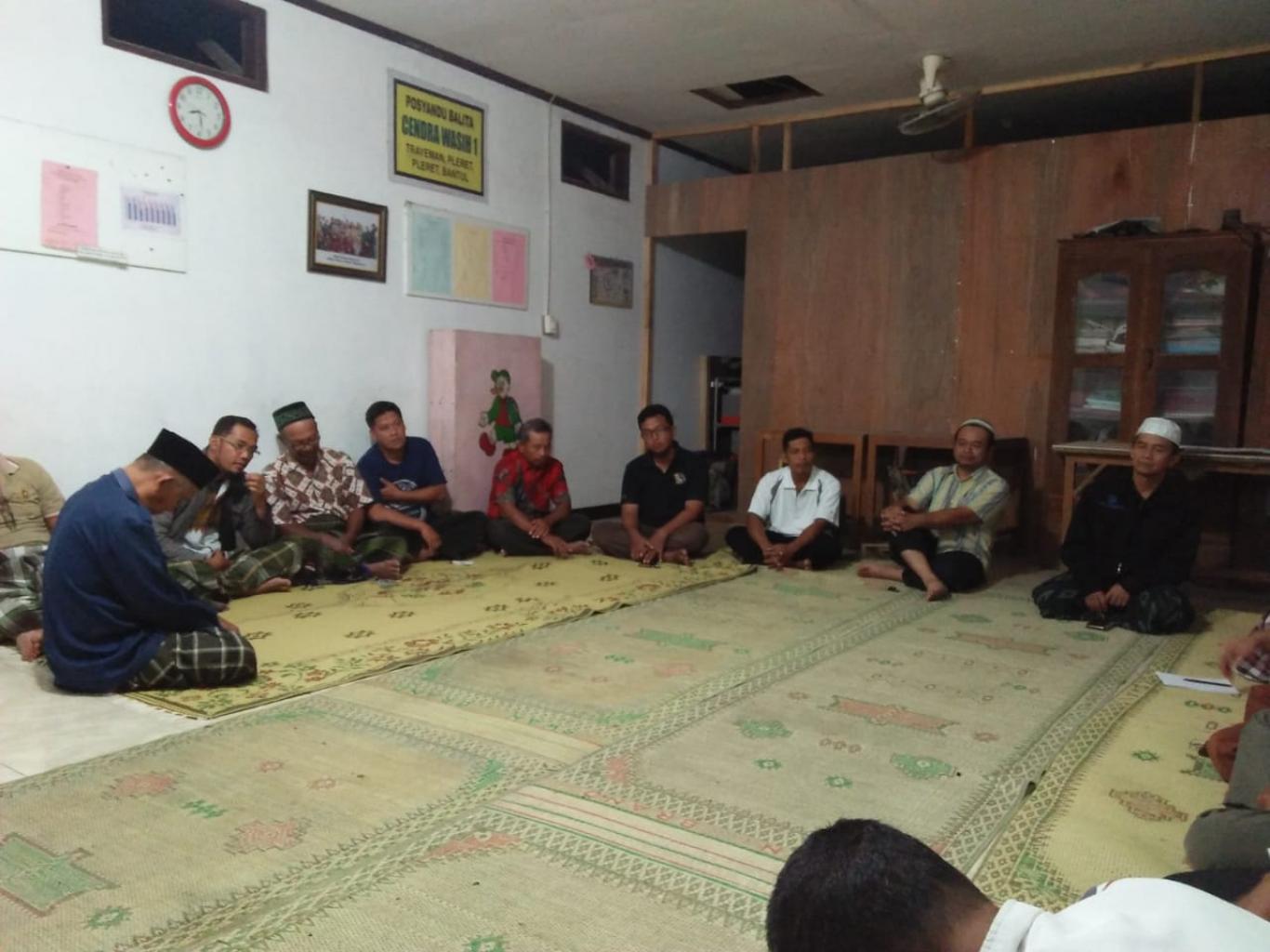 Rapat Pengurus Kampung Dusun Trayeman