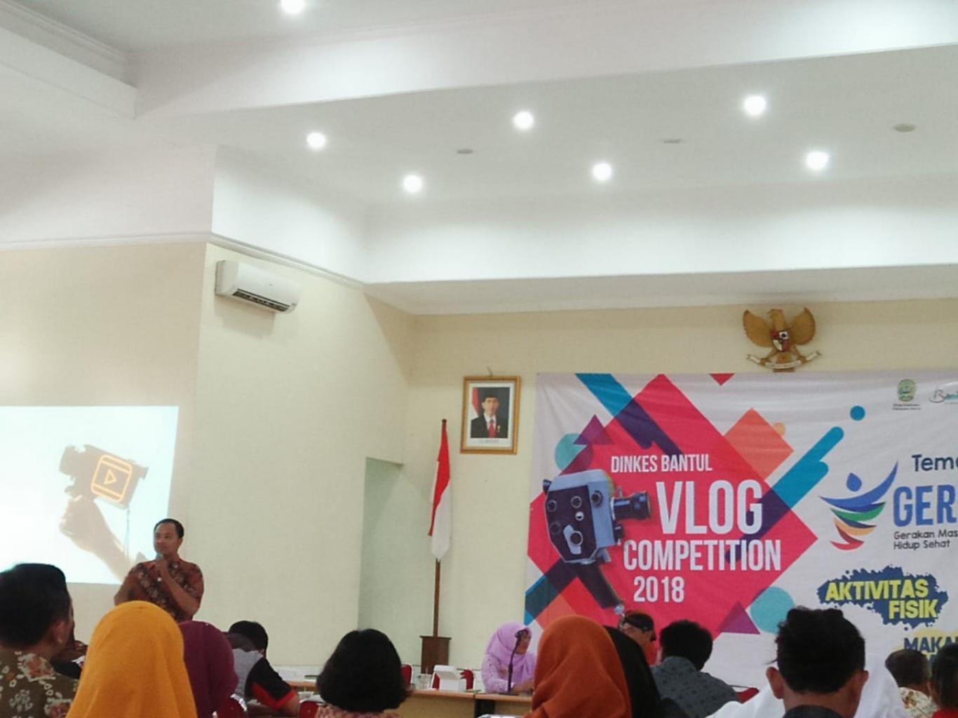 Sosialisasi Lomba Vlog oleh Dinas Kesehatan Kabupaten Bantul