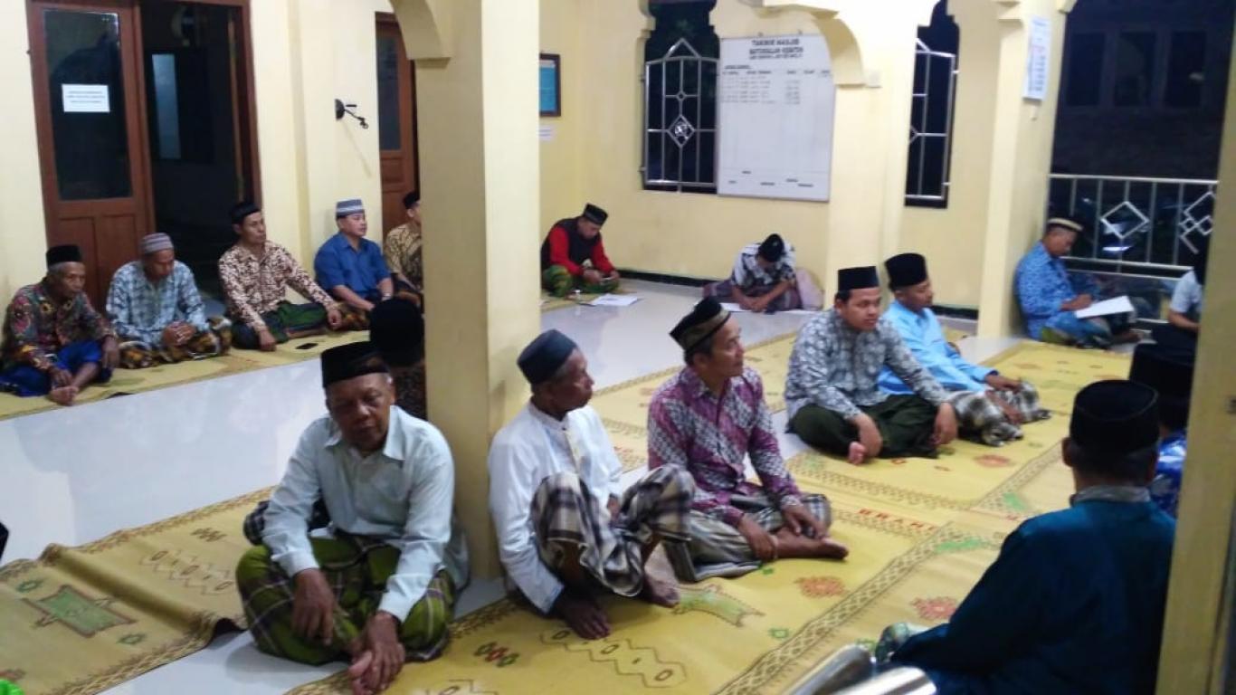 Pertemuan Rutin Takmir Masjid Baitussalam Kedaton 