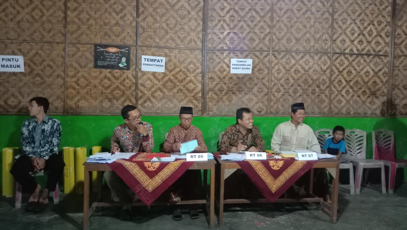 Kedaton Wetan Laksanakan Pesta Demokrasi Pemilihan Ketua RT