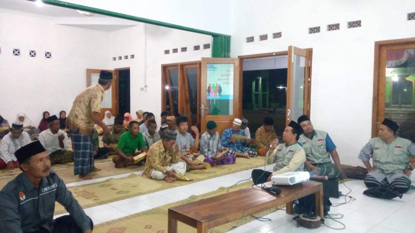 Sosialisasi Menyongsong Pemilu 2019 di Kanggotan 