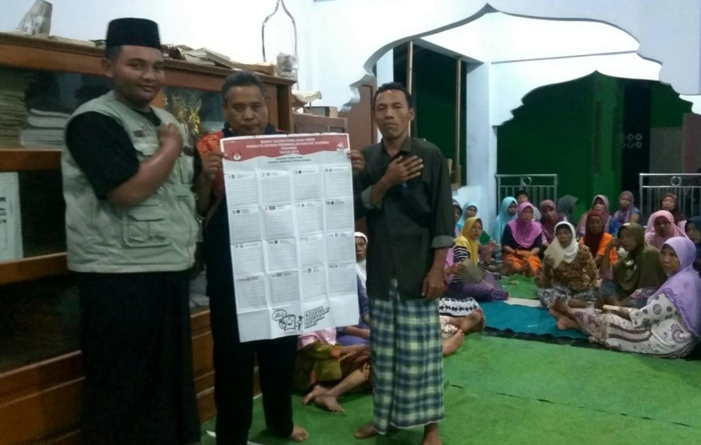 KPU Sosialisasi COBLOSAN, 5 MENIT TENTUKAN NASIB BANGSA