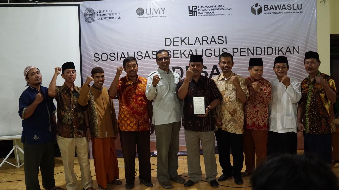 Sosialisasi Desa Anti Politik Uang untuk Pemilu yang Berintegritas