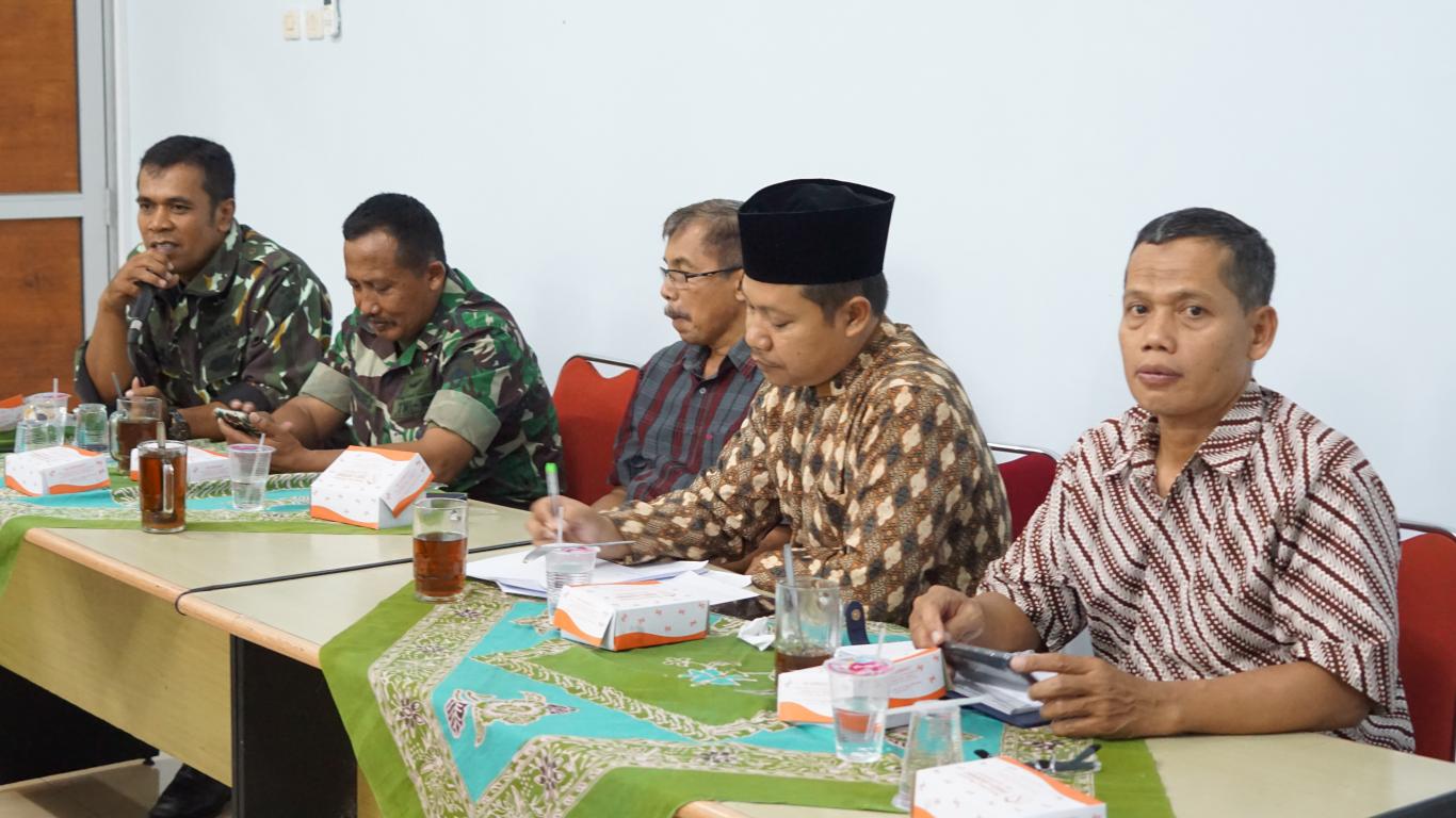 Rapat PAM Kecamatan Pleret untuk Persiapan Pemilu 2019