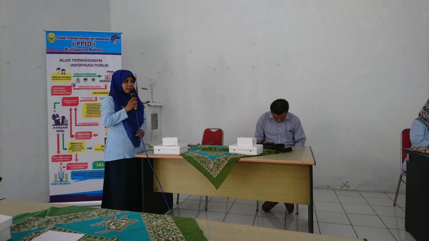 Sosialisasi KIP ( Keterbukaan Informasi Publik ) Desa Di Kecamatan Pleret Tahun 2019