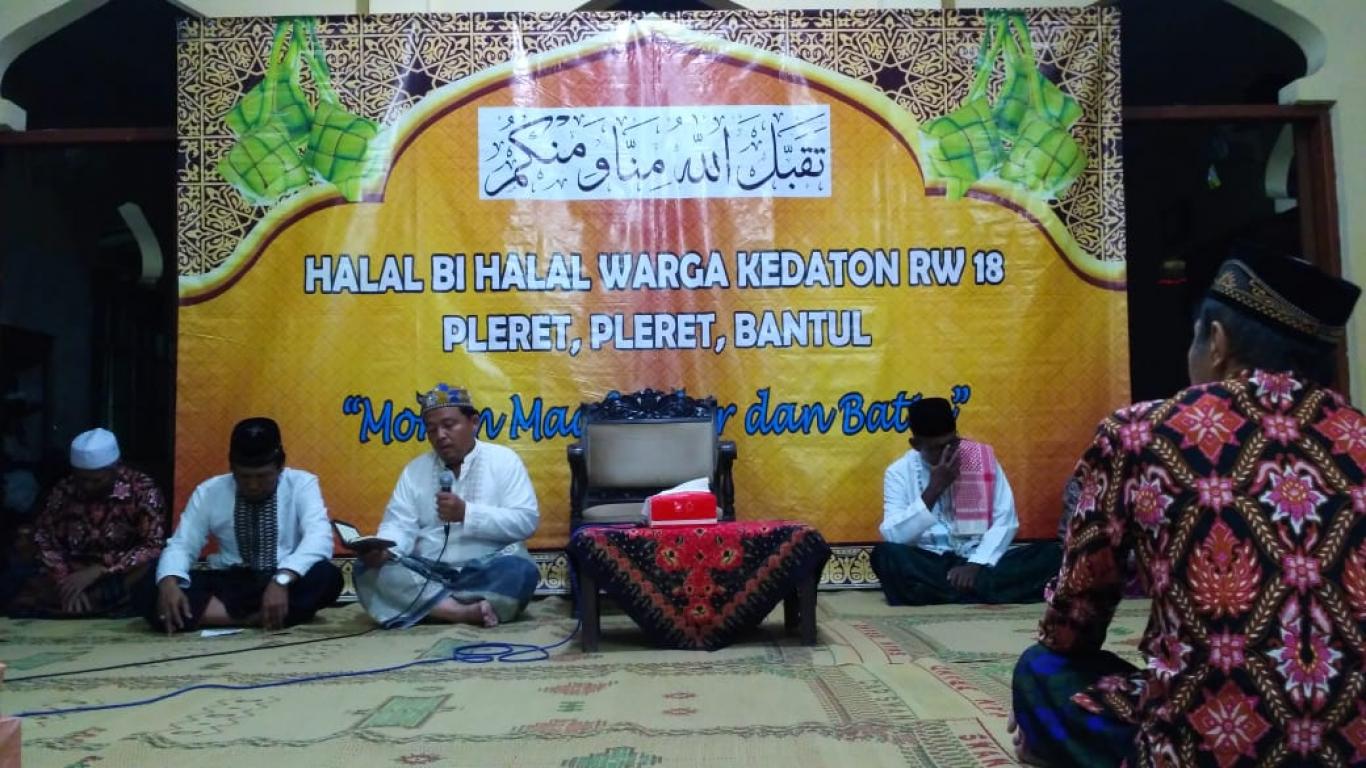 Halal Bi Halal Warga Masyarakat Dusun Kedaton Wetan