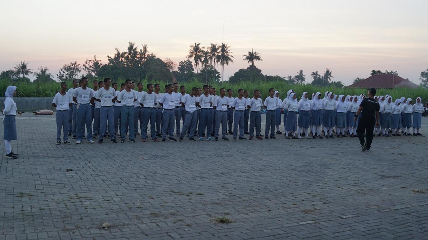 PASKIBRA Kecamatan Pleret Memasuki Tahap Pendadaran