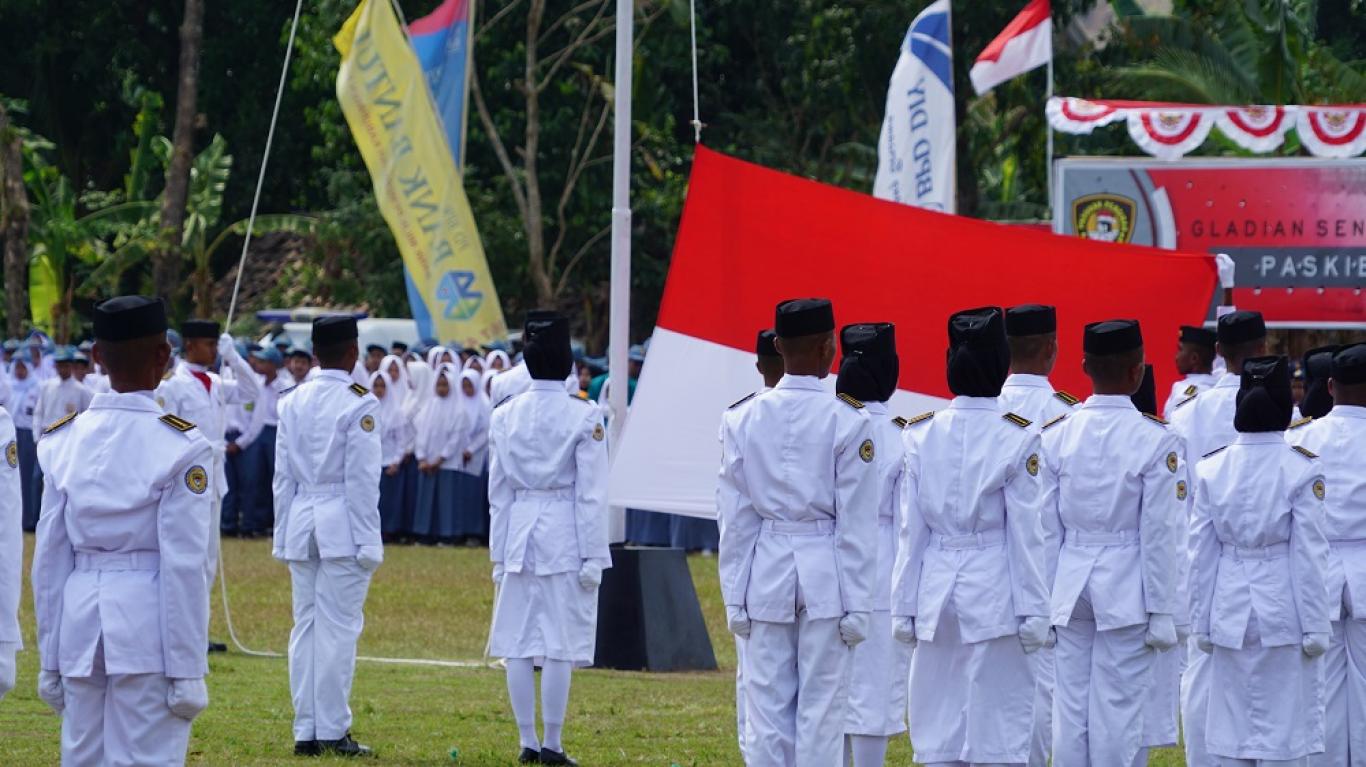 Upacara Detik-Detik Proklamasi Kemerdekaan RI Kecamatan Pleret