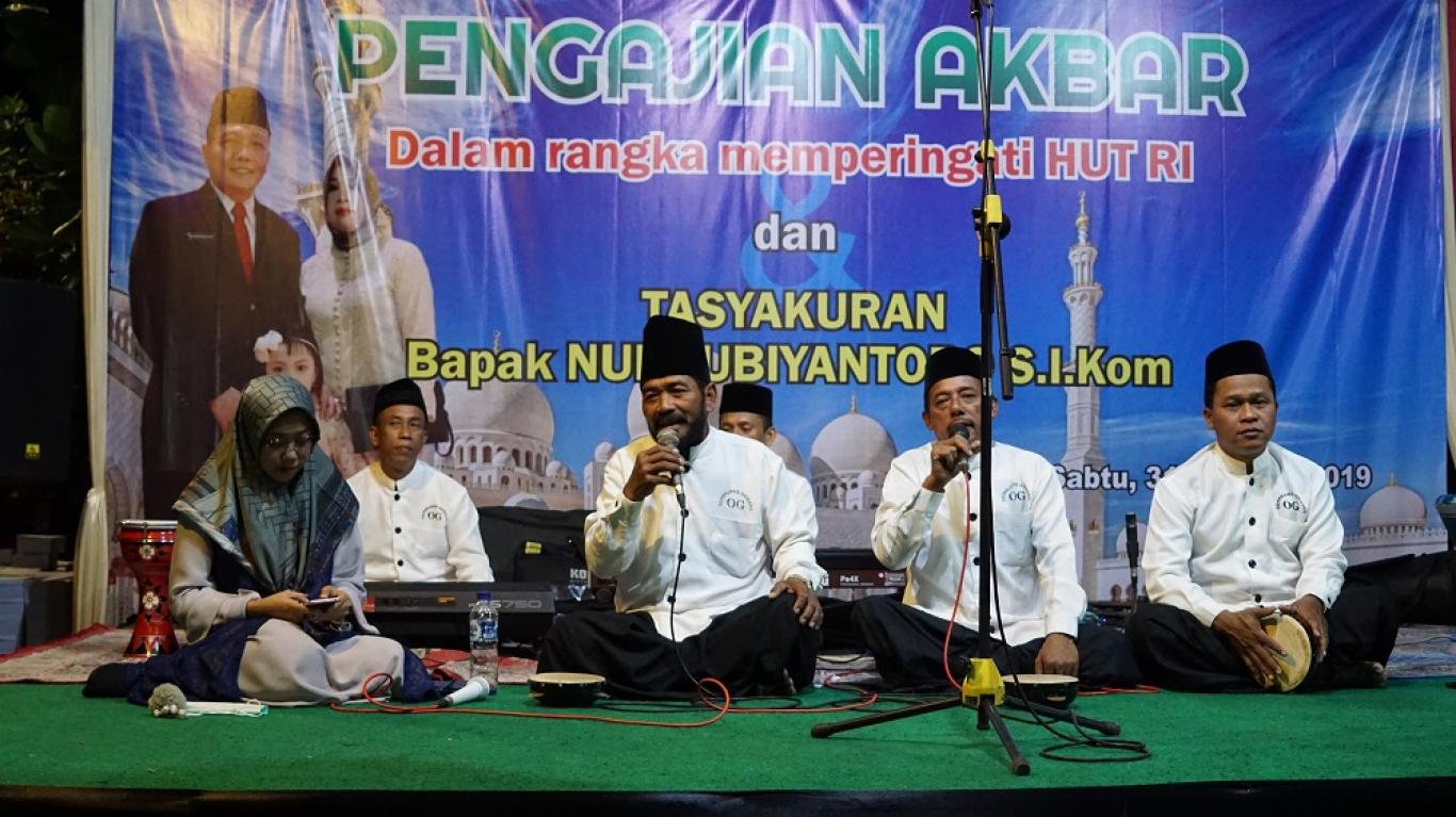 Pengajian Akbar HUT RI ke 74 dan Tasyakuran