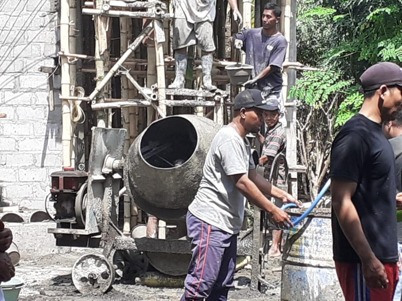 Pembuatan Gedung Inventaris Kedaton