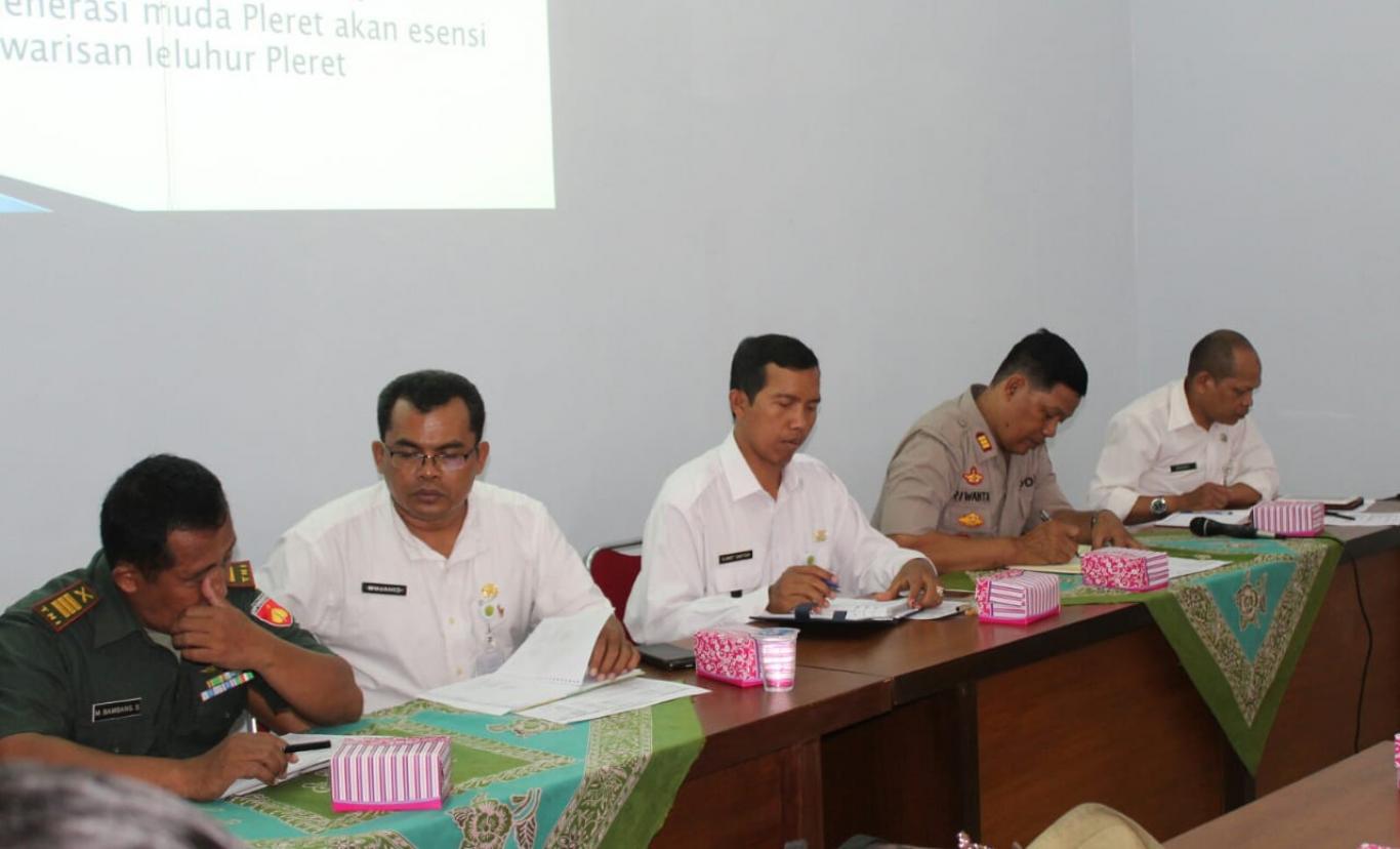 Rapat Persiapan Gelar Budaya Mataram Kecamatan Pleret