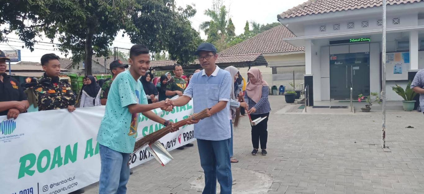 Sambut Hari Santri Nasional, IPNU Pleret Gelar Ro'an Akbar di Pasar Pleret