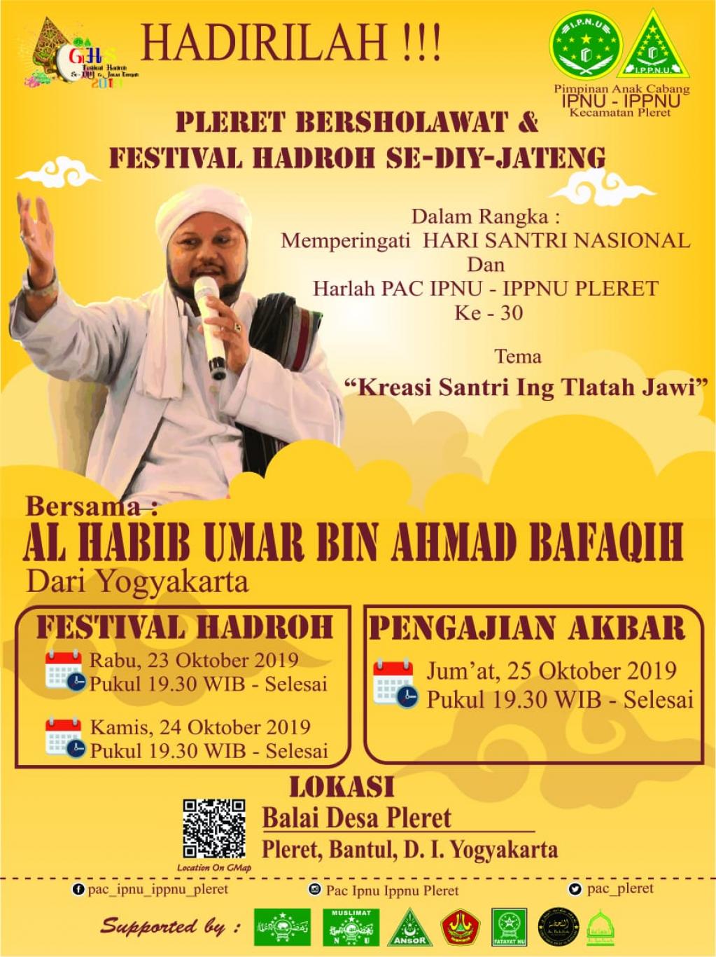 Pleret Bersholawat; Puncak Acara Peringatan Hari Santri Nasional