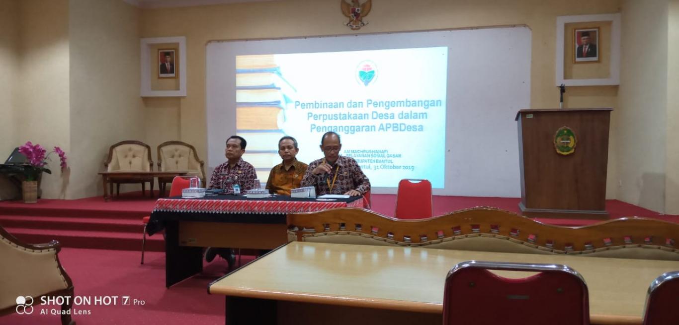 Pengembangan Perpustakaan Diharapkan Masuk dalam Penganggaran 2020