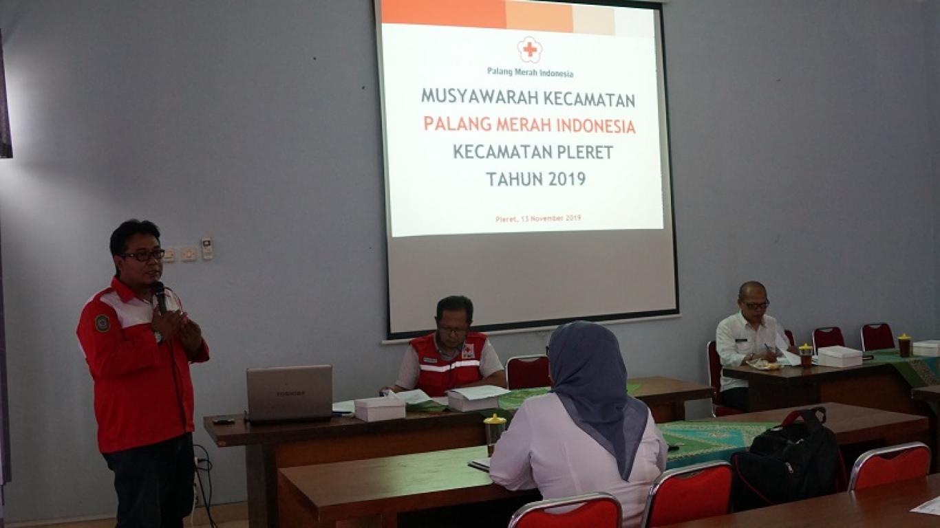 Musyawarah PMI Ranting Kecamatan Pleret