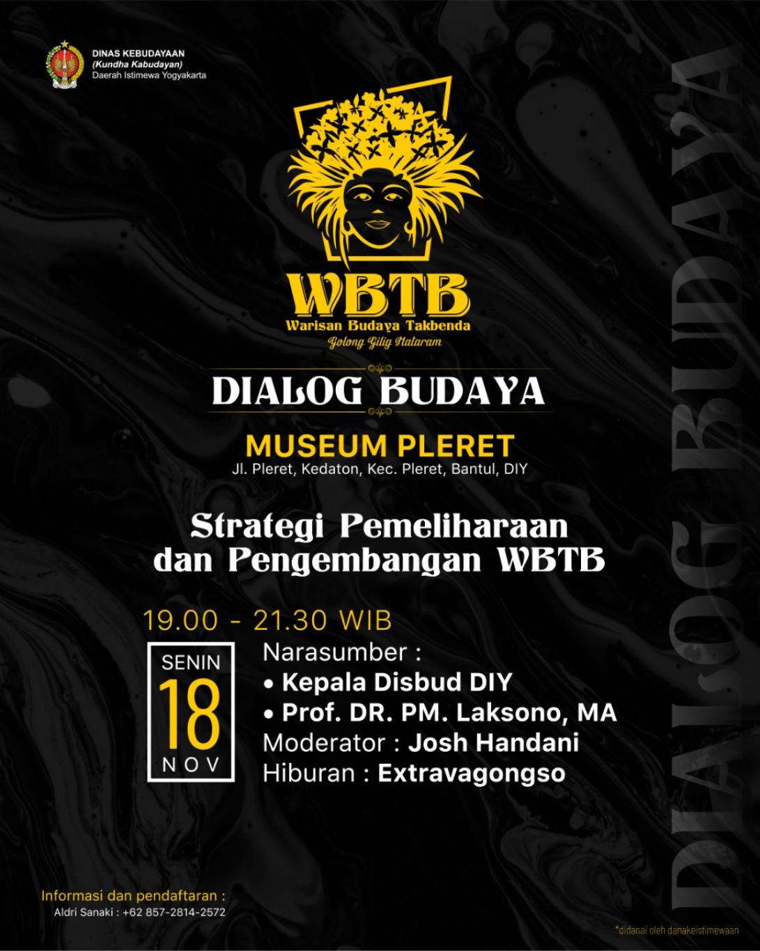 Dialog Budaya; Strategi Pemeliharaan dan Pengembangan WBTB