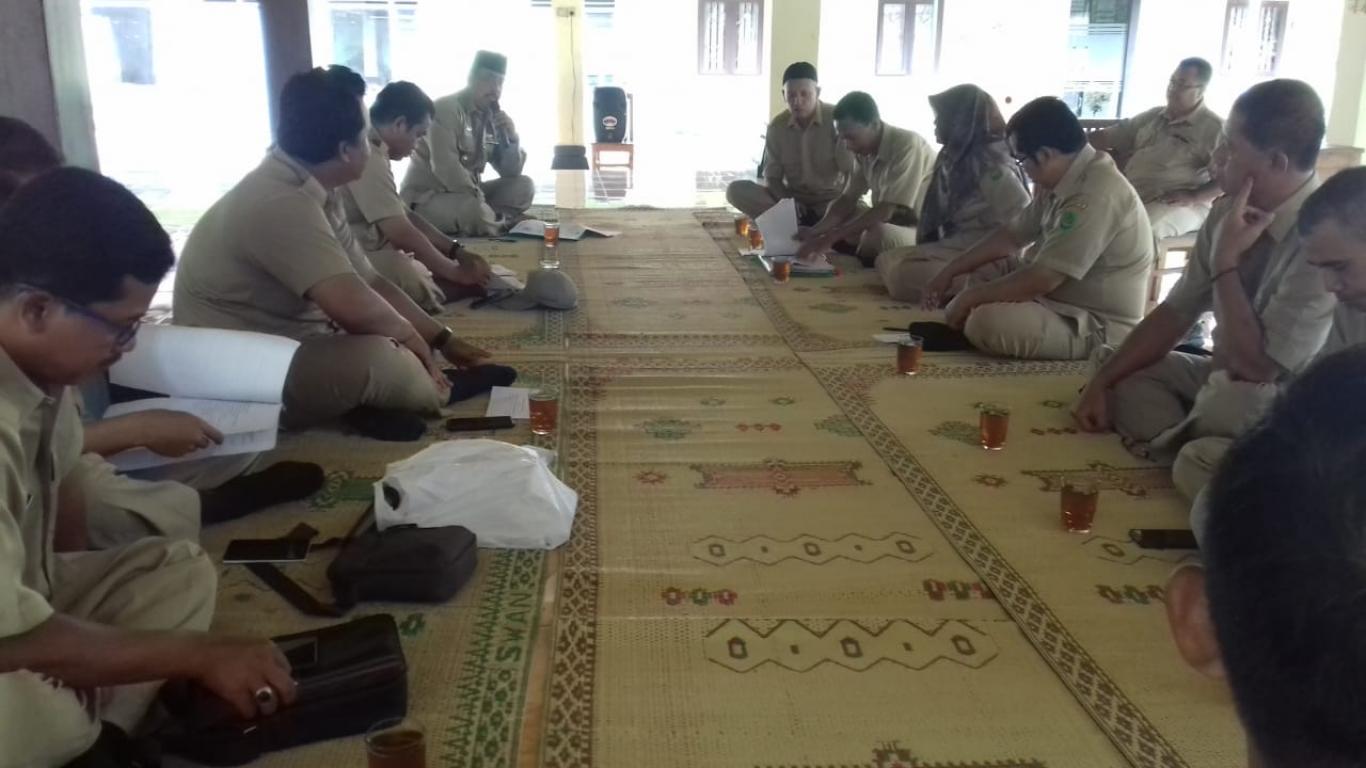 Rapat Percepatan Penyusunan APBDesa Tahun 2020