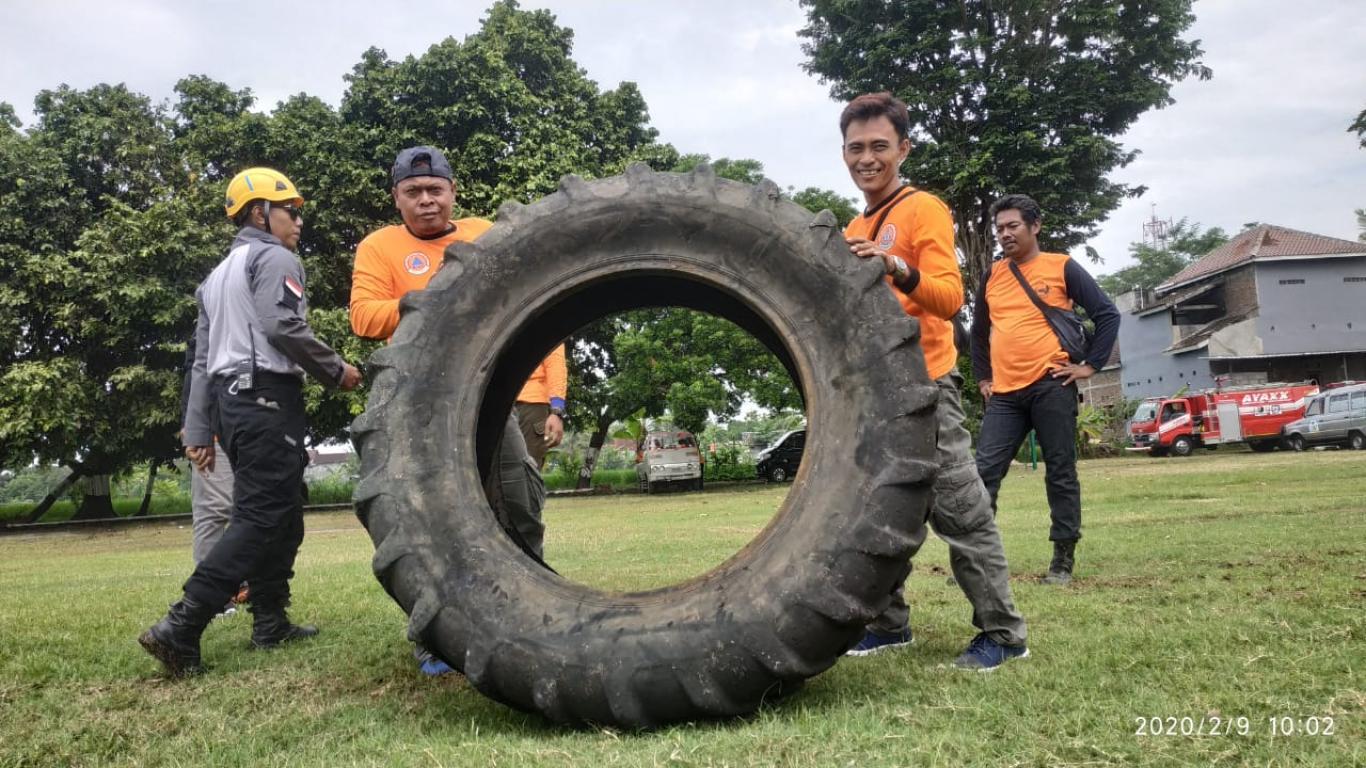 FPRB PLERET, Apel Gladi Ketangkasan Relawan di Trirenggo