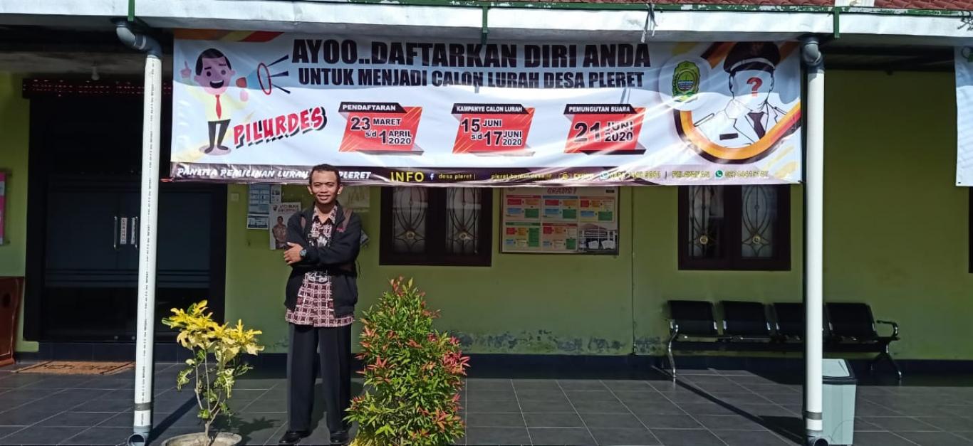 Panitia Pilurdes Pasang Pengumuman Pengisian Lurah