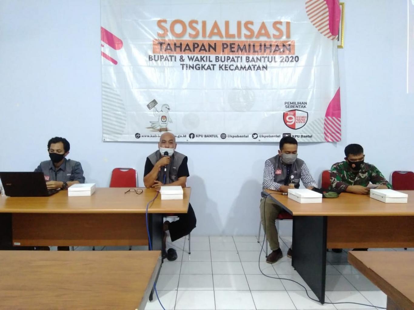 Sosialisasi Pilkada Bupati Kecamatan Pleret dihadiri Dukuh Se-Desa Pleret