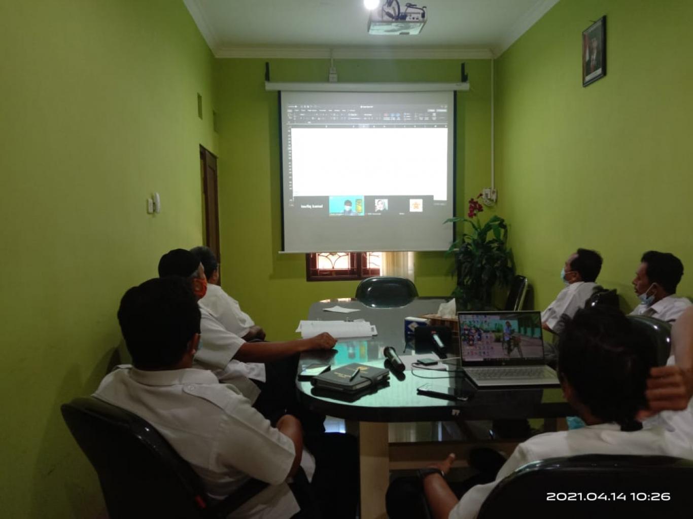 Zoom meeting Tim RPJM Kalurahan, Percepatan Penyusunan Dokumen Perencanaan