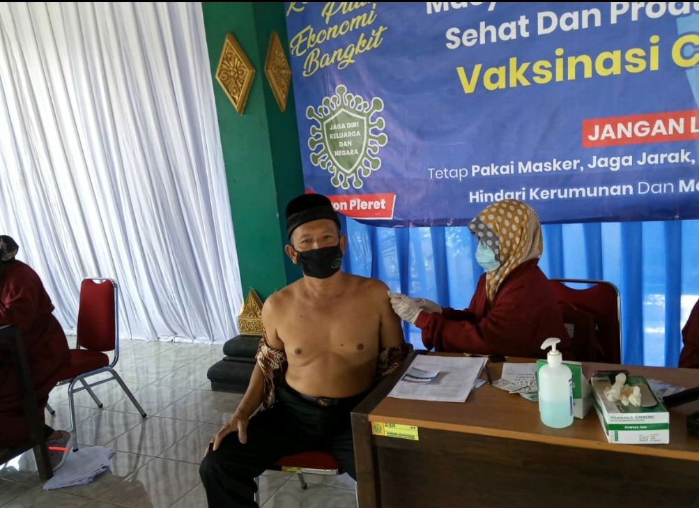 Vaksinasi ke-2 bagi Relawan FPRB Pleret