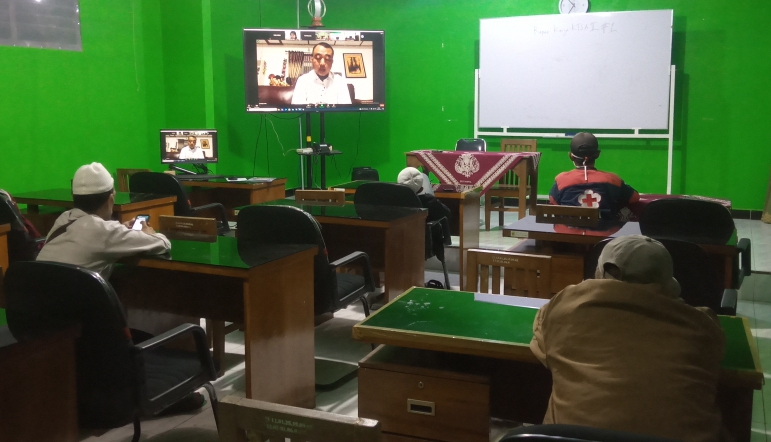 Zoom Meeting Sosialisasi Pendampingan Warga Isoman