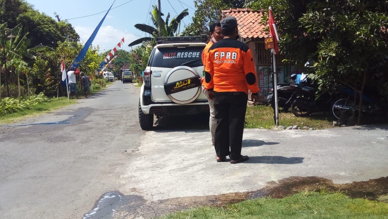 TKC Padukuhan Gunungan Melaksanakan Pemakaman Prokes bersama FPRB Kalurahan Pleret